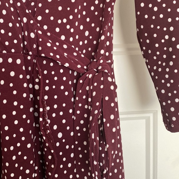 BNWT polka dot faux tie dress - Picture 3 of 3
